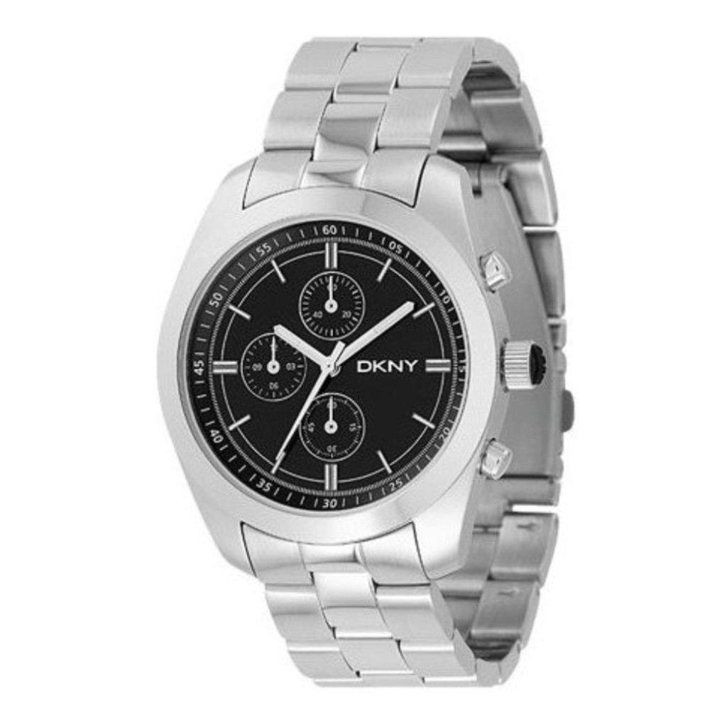 Dkny Black Dial Chronograph Watch